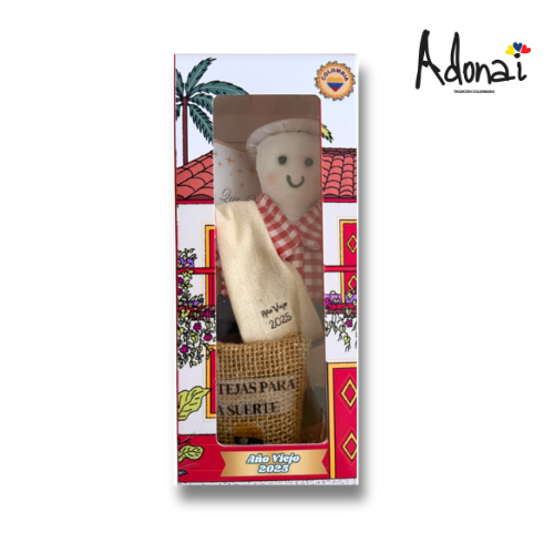 Adonai Casita Box – Mini “Año Viejo” doll