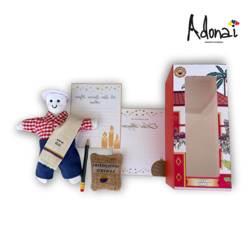 Adonai Casita Box – Mini “Año Viejo” doll
